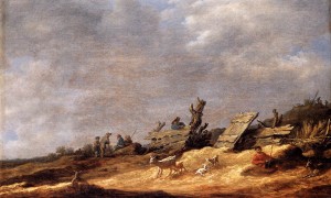 Dune Landscape with animals